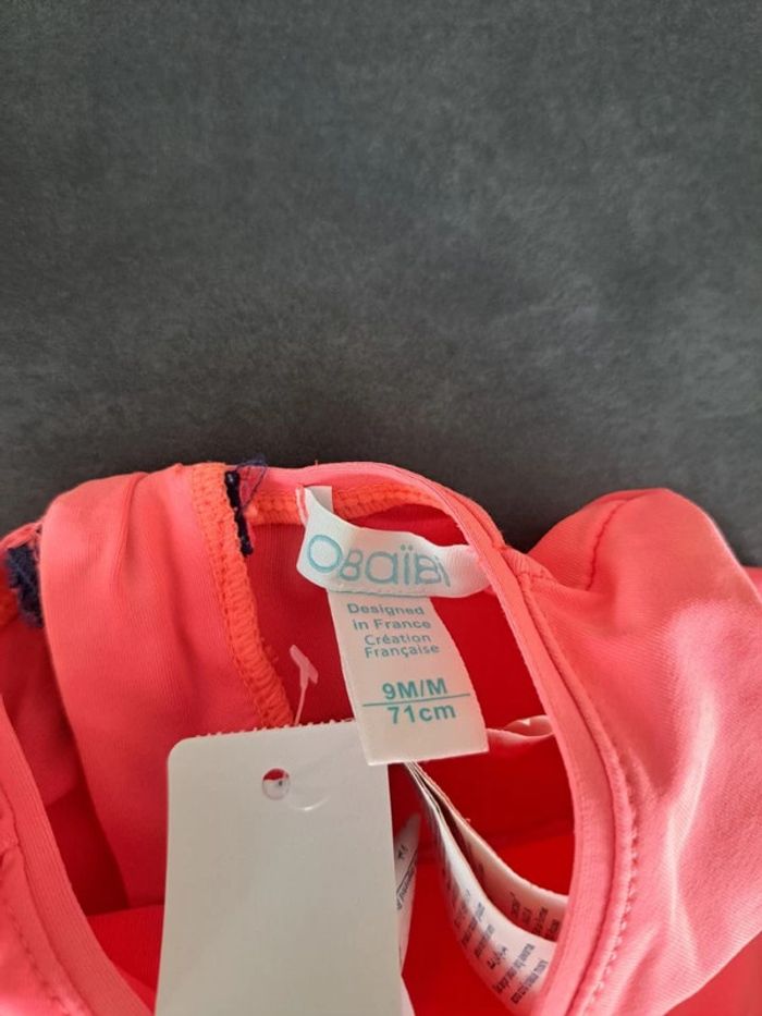 combi short maillot 9 mois - photo numéro 2