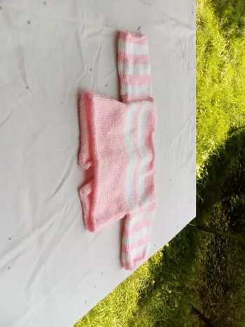 Gilet tricoté main 9/12 mois