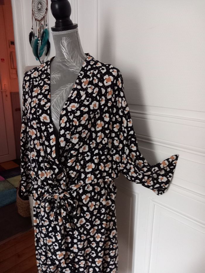 Peignoir À  Fleurs Kiabi Taille XL - photo numéro 5