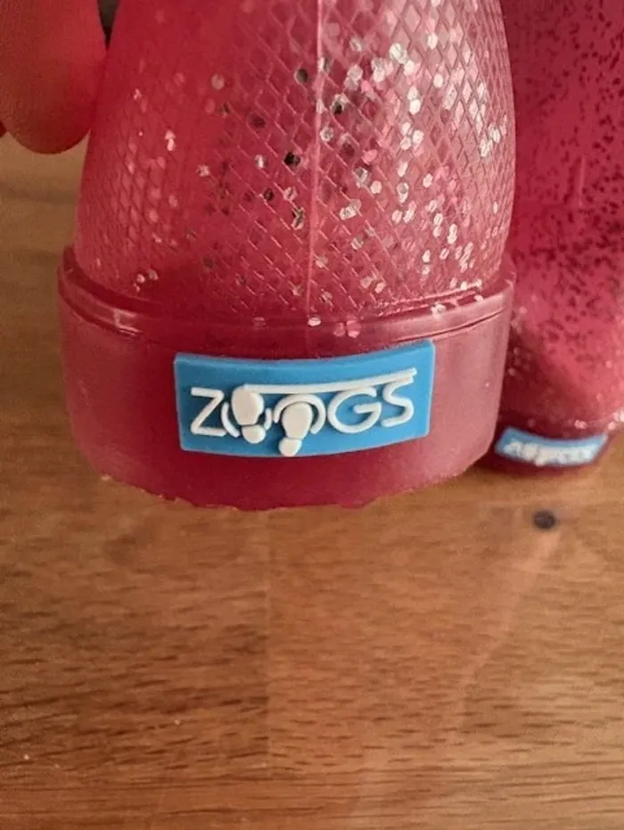 botte de pluie rose a pailletttes taille 33 - photo numéro 8