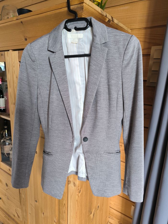 Veste tailleur gris 36