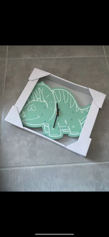 Horloge Dinosaure Tricératops