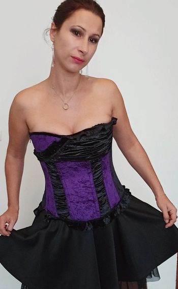 Vrai bustier corseté pinup