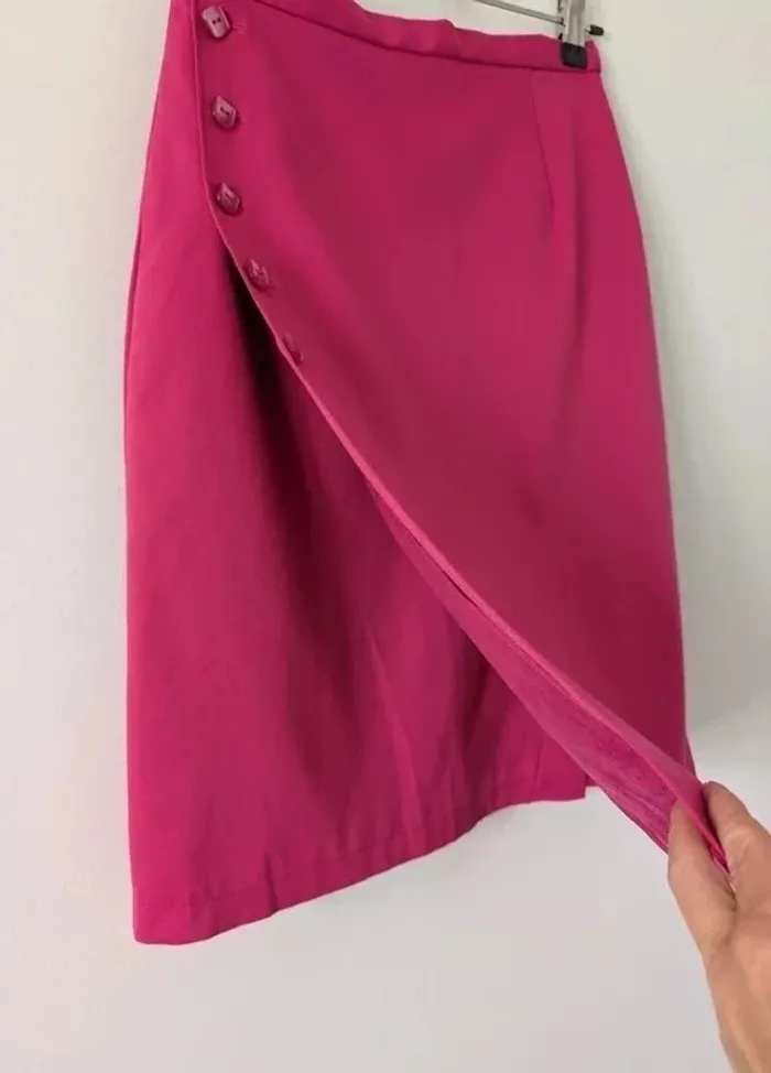 Jupe portefeuille Vintage - taille XS - photo numéro 3
