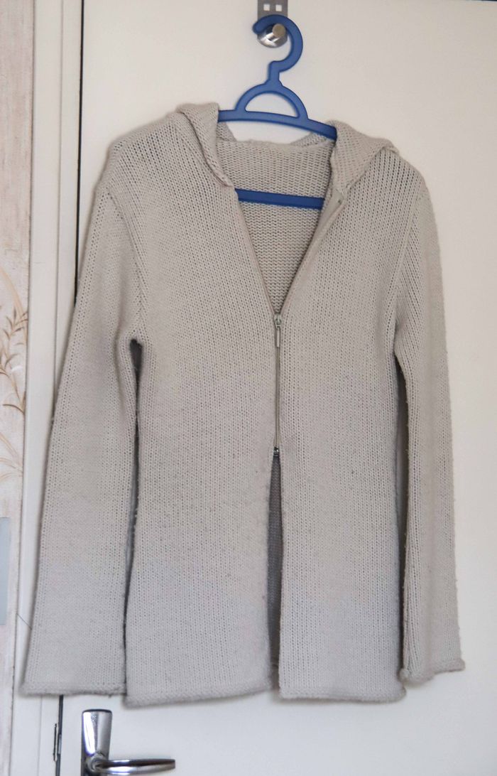 Gilet en laine épaisse style bohème