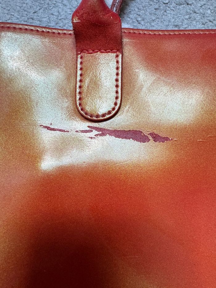 Sac à mains en cuir verni Longchamp - photo numéro 9