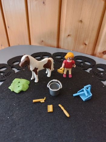 Playmobil enfant avec poney ref 5291