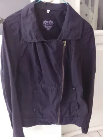 Veste violine en coton