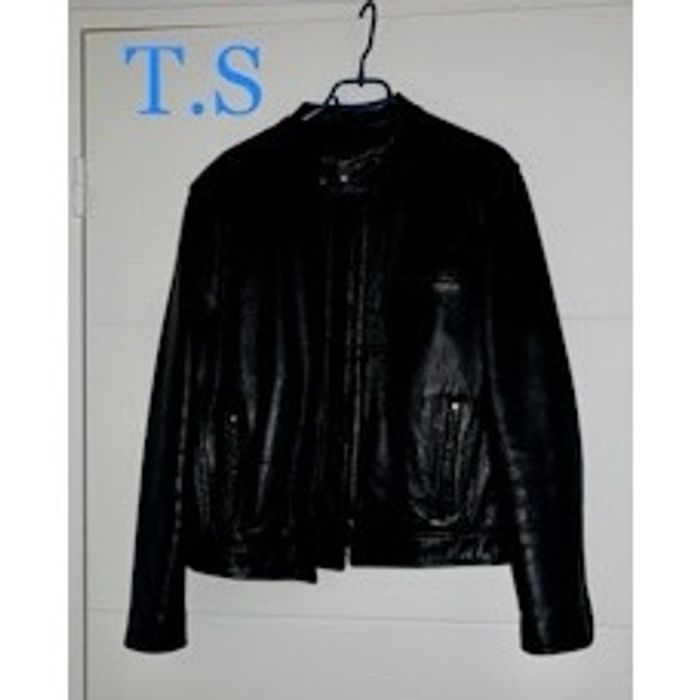 Blouson en cuir marque Serge Pariente