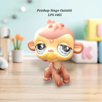 Little Petshop Singe Ouistiti LPS #465 Hasbro