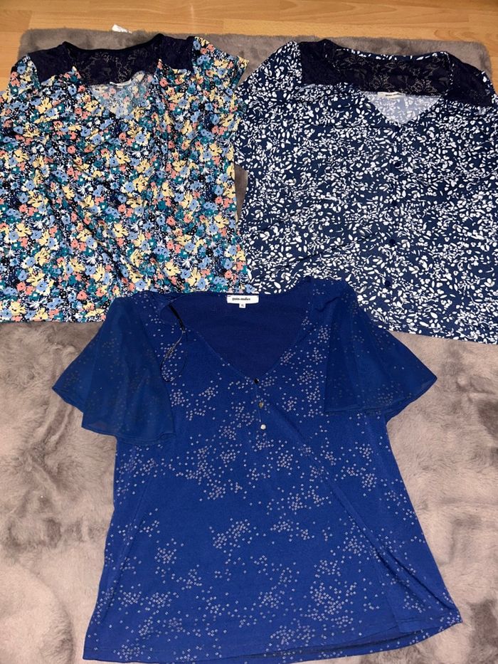 Lot de 3 hauts  manche courte