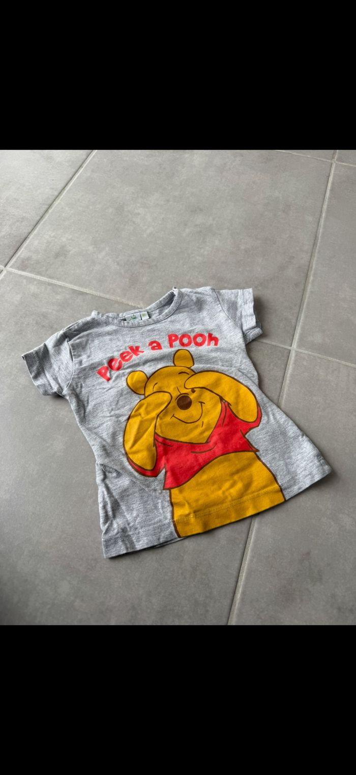 Tee shirt manches courtes Winnie l'ourson 24 mois