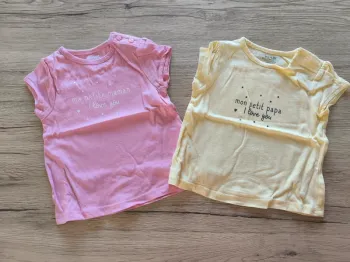 Lot t-shirt kiabi