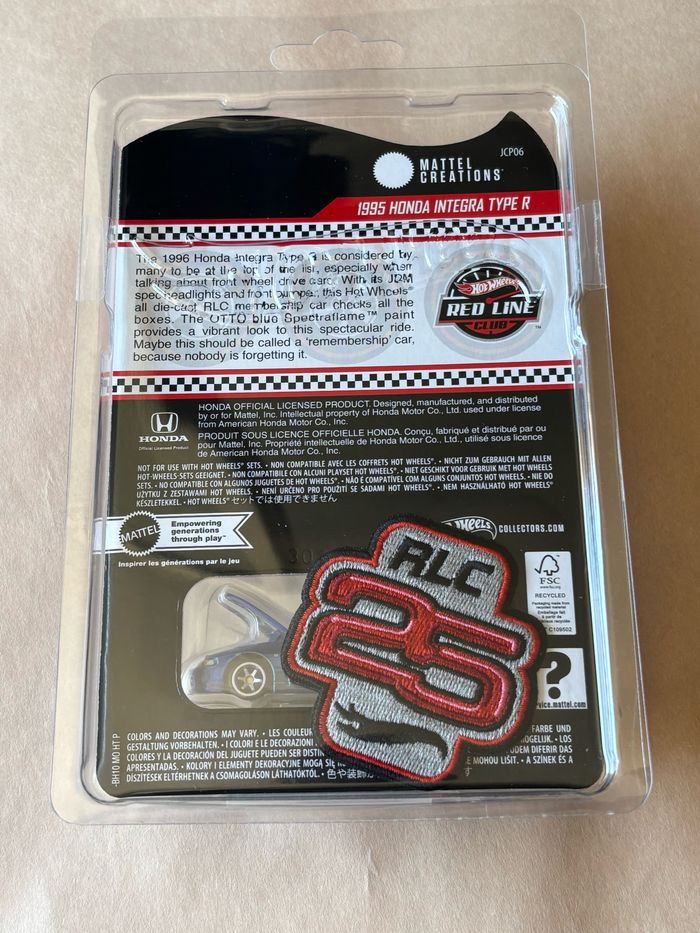 1995 Honda Integra Type R - Hot Wheels RLC 1:64 - photo numéro 3