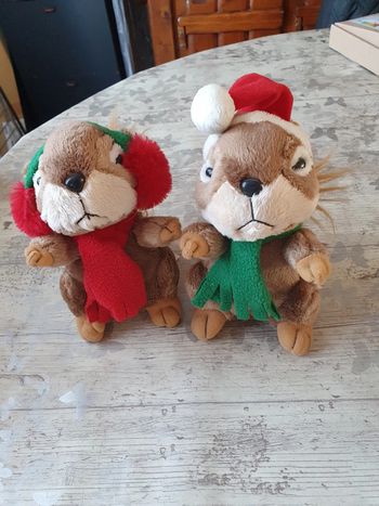Peluche les 2 écureuils