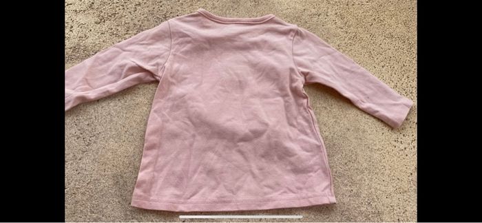 Tee shirt rose et gris neuf - photo numéro 3