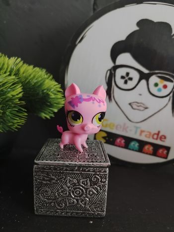 lps00784 My Littlest Petshop Pet Shop LPS Hasbro Cochon Pig 3056