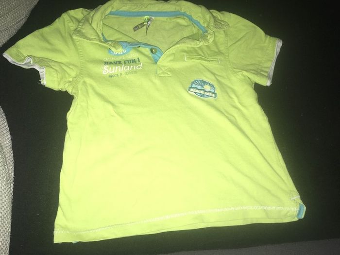 T-shirt vert garçon 5 ans orchestra