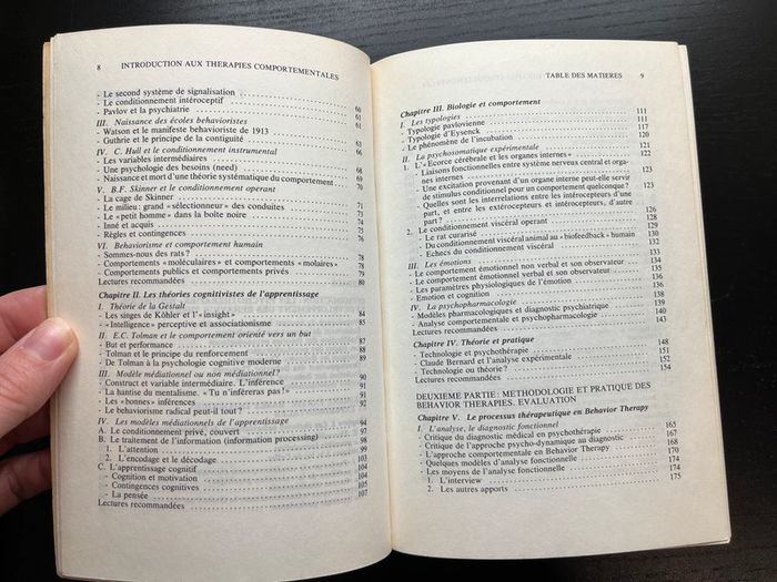 Introduction aux thérapies comportementales (Behavior Thérapies) - photo numéro 4