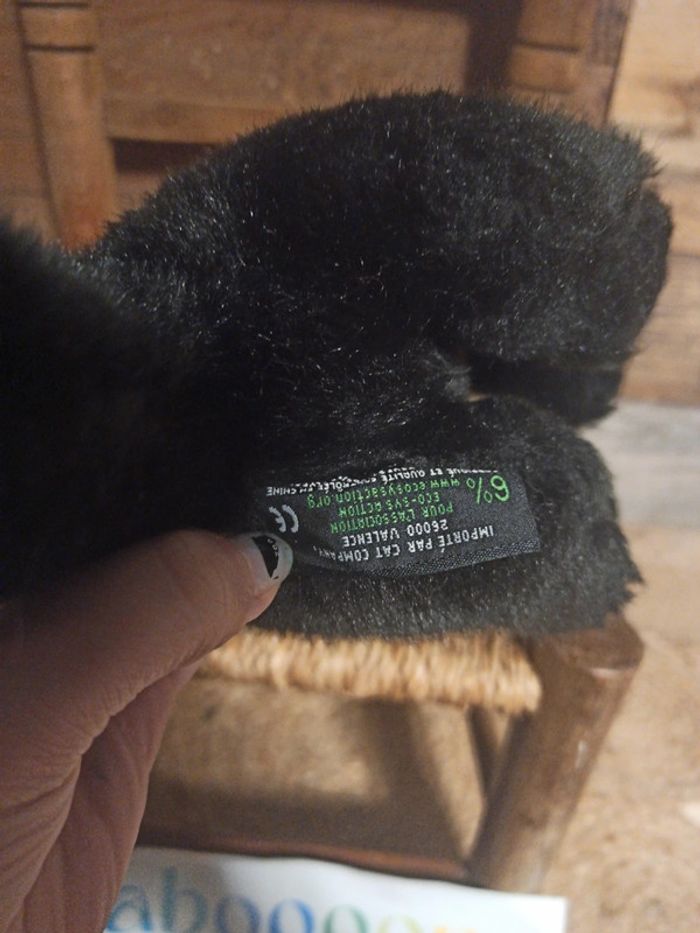Peluche panthère noire tbe cat company - photo numéro 5