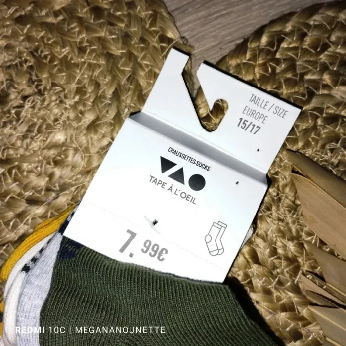 🧦 Lot x13 chaussettes bébé garçon – TAO Tape à l’œil – Taille 15-17 – Neuf avec étiquette - photo numéro 4