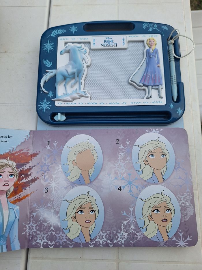 Tablette ardoiqe reine des neiges - photo numéro 2