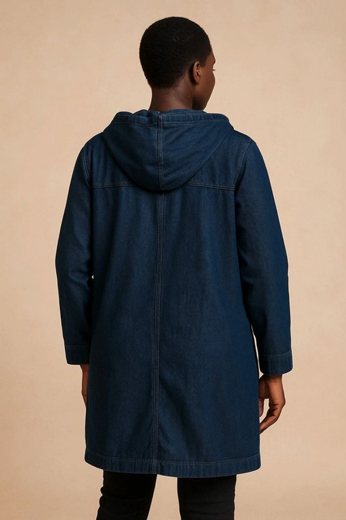 Veste en jeans à capuche - photo numéro 2