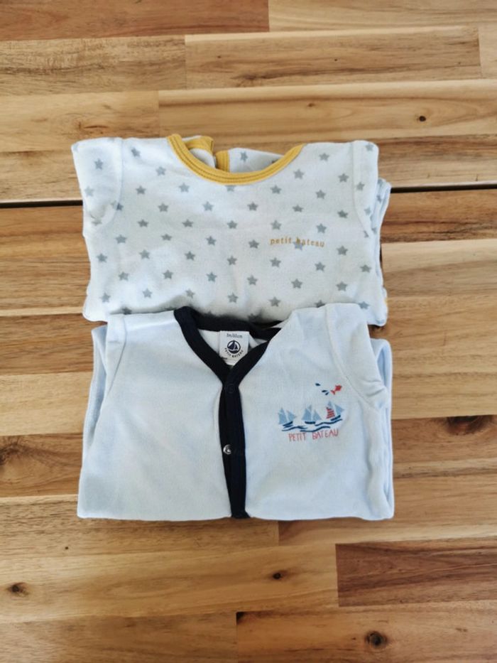 Lot de 2 pyjames Petit Bateau 3M