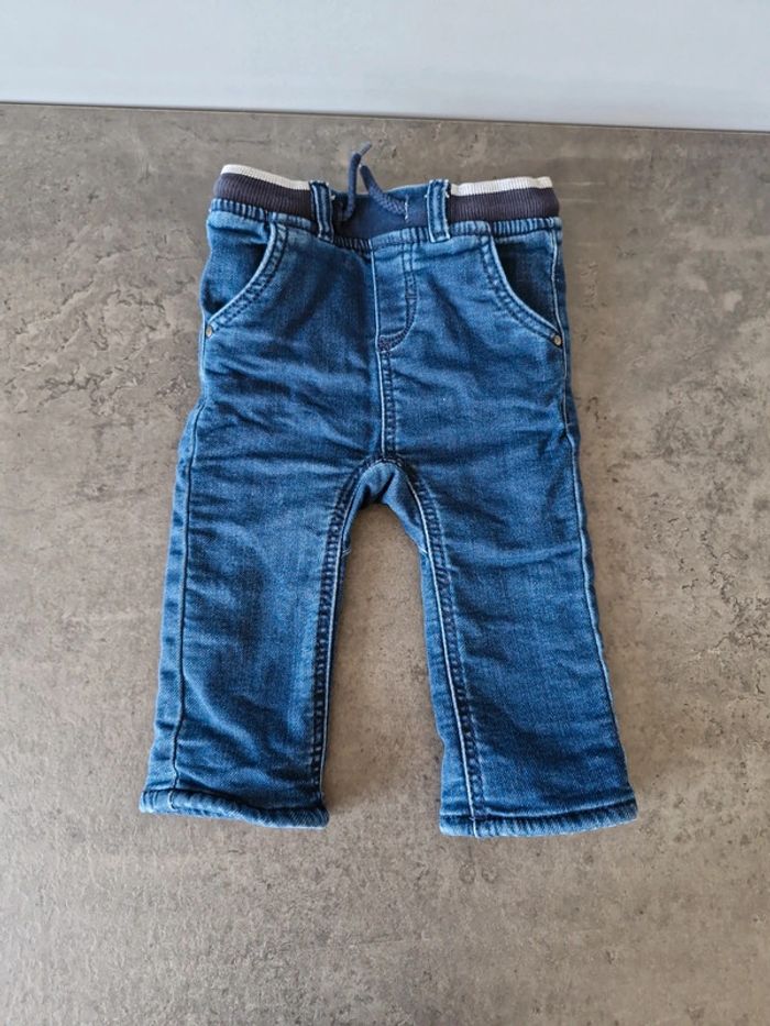 Jeans doublé en polaire 12 mois