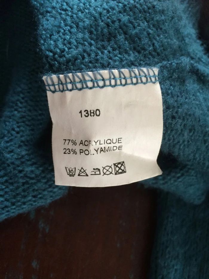 Pull court bleu - photo numéro 5
