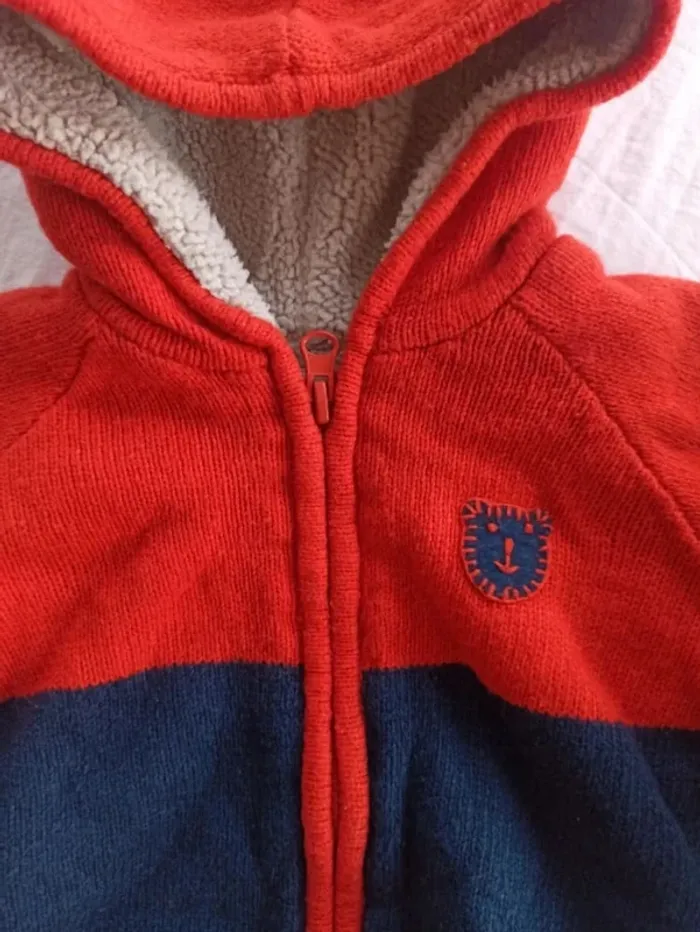 Manteau fourré Absorba 6 mois - photo numéro 2