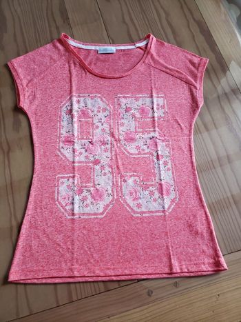 T-shirt manches courtes rose