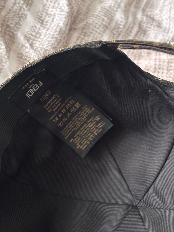 Casquette Fendi marron - photo numéro 5