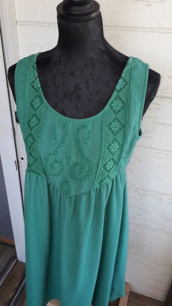 Robe été verte