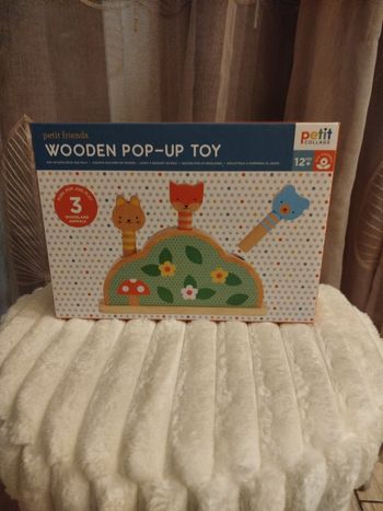 Jouet a ressort en bois 