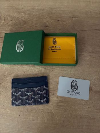 Portefeuille goyard bleu marine