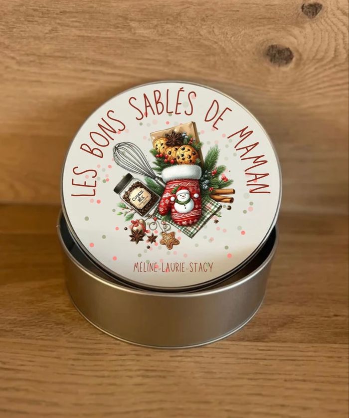 Boîte à biscuits/sablés/gâteaux/chocolats/bonbons personnalisée - photo numéro 5