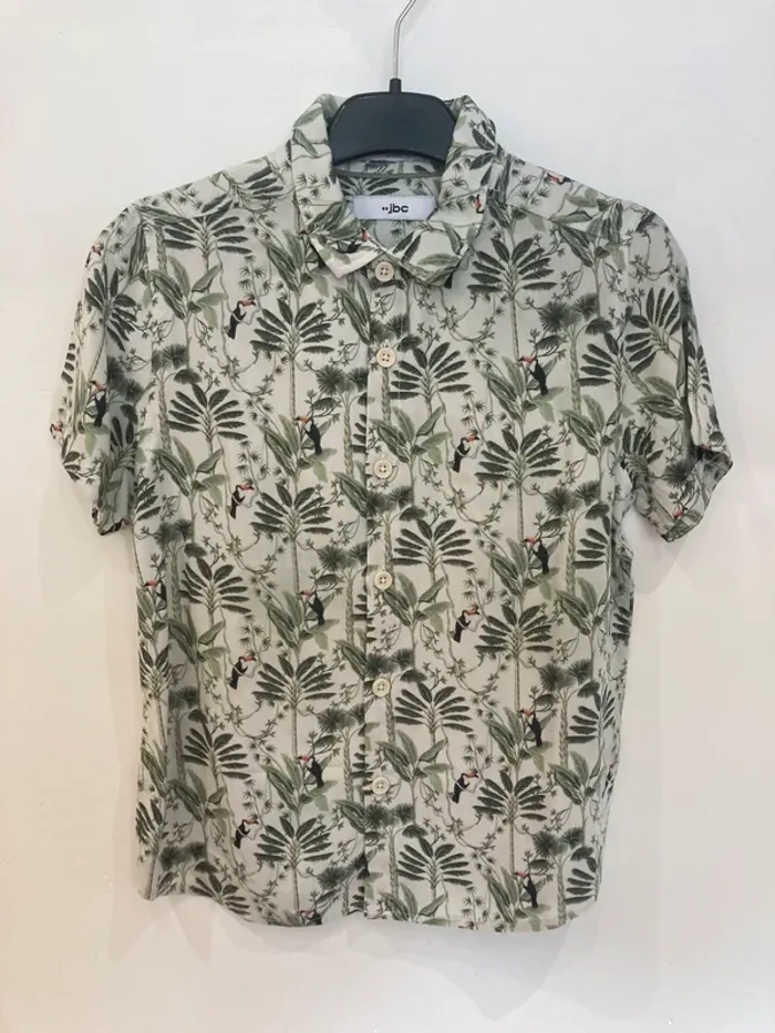 6 ans -chemise à motif un peut type hawaiien