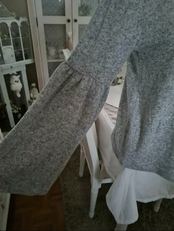 Pull gris tout doux Zara Taille M Neuf - photo numéro 2