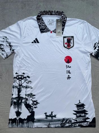 Maillot concept foot Japon blanc édition Paysage Traditionnel taille M