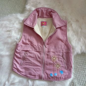 Veste sans manches fille 4 ans