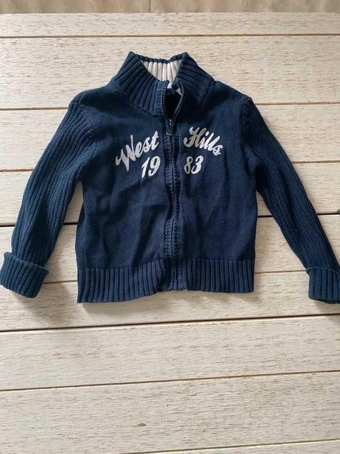 Ensemble Bebe garçon 3 ans pantalon jean , polo et gilet - photo numéro 9