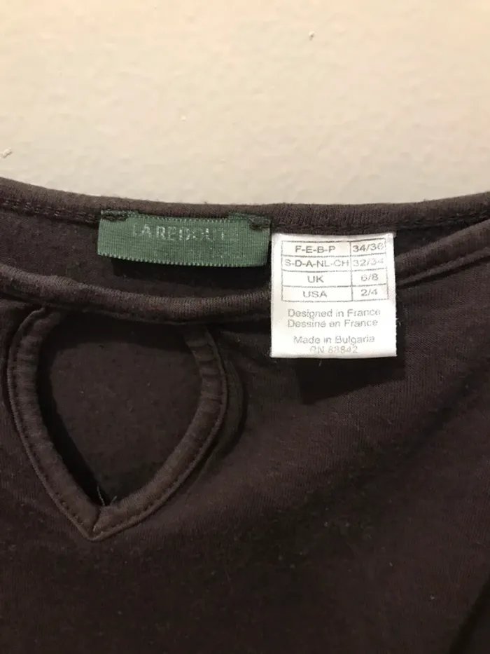 Débardeur la redoute marron taille 36 - photo numéro 4