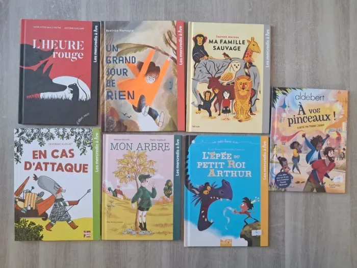 Lot de livres les mercredis à lire