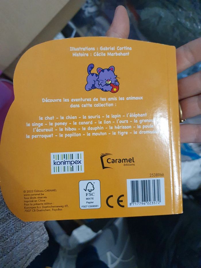 Livre cartonné misti le chat 🐱 - photo numéro 2