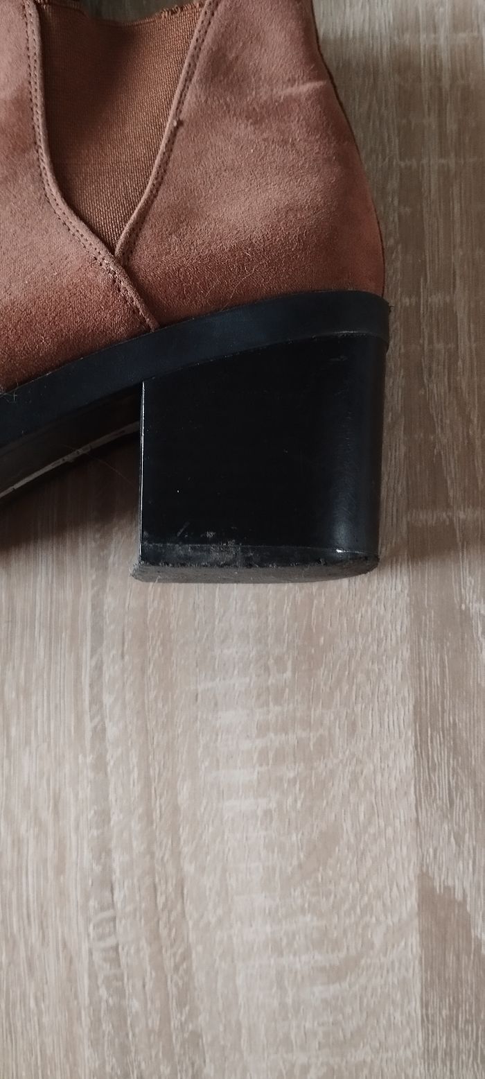 Bottines marron Daim taille 38 - photo numéro 3