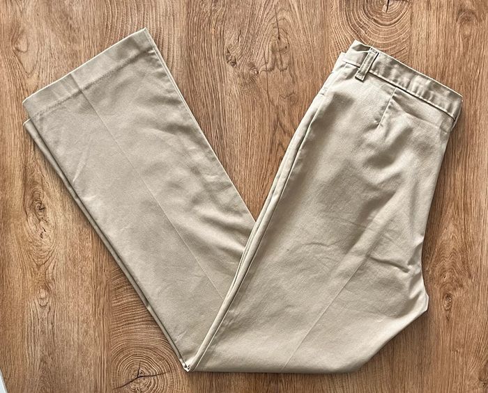 Pantalon à jambes larges beige junior Dickies, taille 13 ans - photo numéro 2