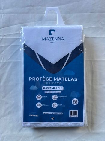 Protège Matelas 90x190 90x200 Imperméable Respirant