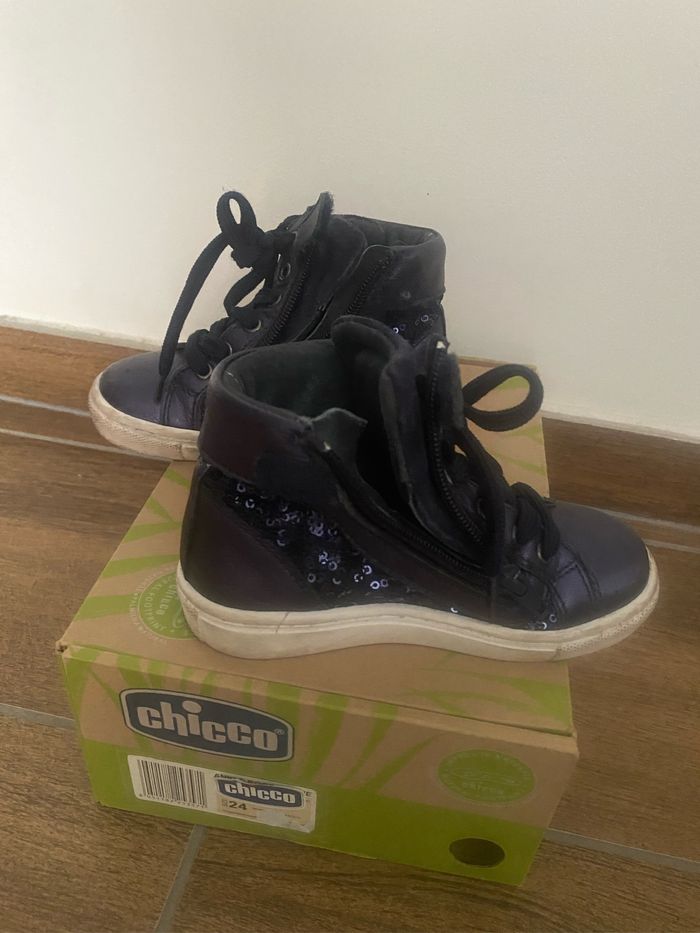 Chaussure bottine fille Chicco taille 24 - photo numéro 2