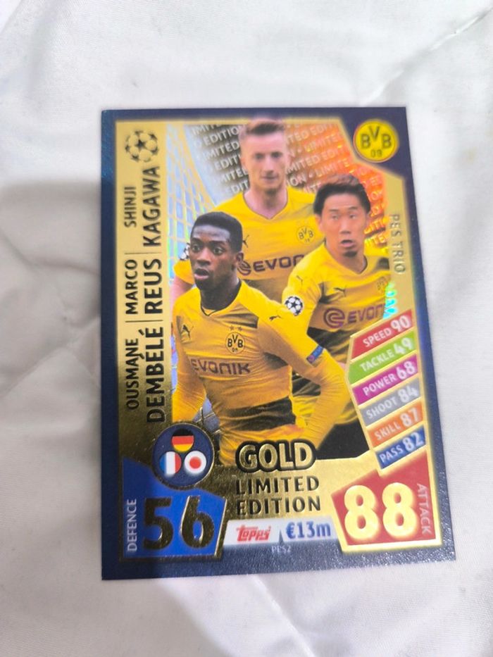 Lot de 3 cartes match attax - photo numéro 2